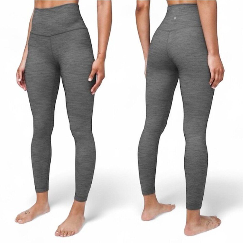 Lululemon Align Leggings in Gray and White Size 6